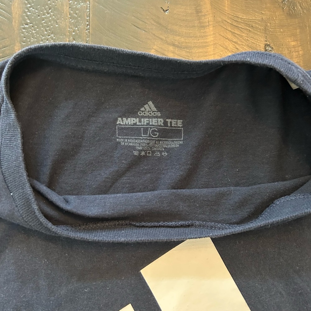 Navy adidas “Amplifier” tee - Picture 3 of 3